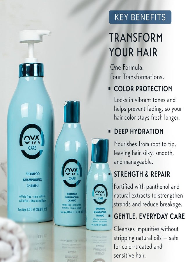 OYA SHAMPOO - Gentle Moisturizing Shampoo for Color Treated, Dry, Damaged, and Normal Hair - Purifying Hair Shampoo Safe for all Hair Types and Colors (300 ml / 10.1 fl. oz) - Image 5